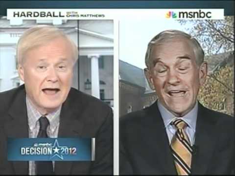 Chris Matthews v Ron Paul