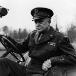 General Eisenhower Behind the Wheel of a Jeep